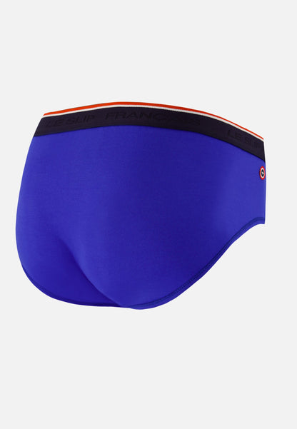 Slip bleu france rugby en coton - Intrépide Indigo France Rugby