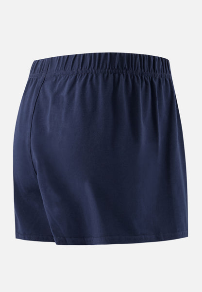 Caleçon bleu marine en jersey de coton - Fredo Marine