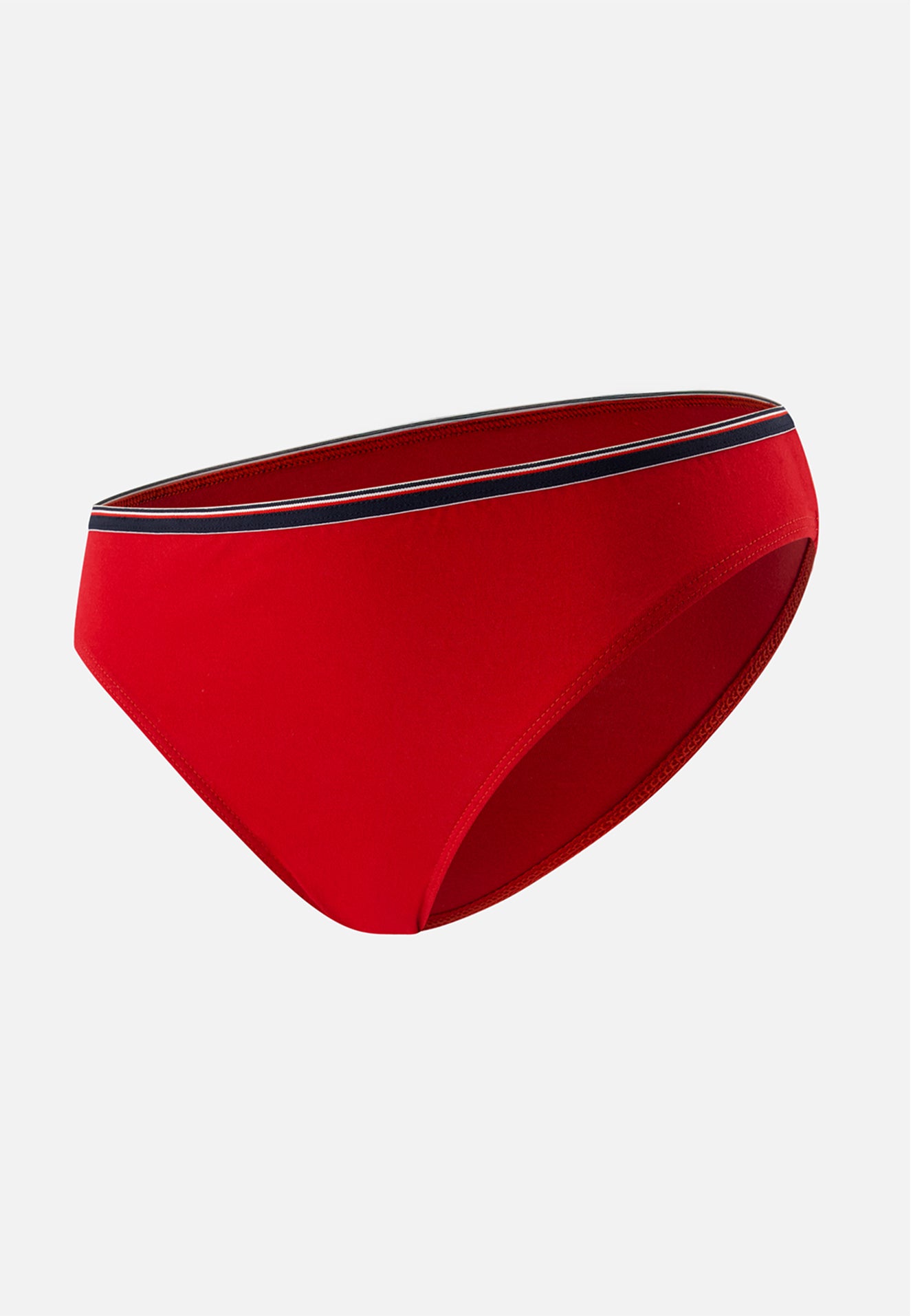 Culotte rouge en coton - Lucette Rouge - broderie