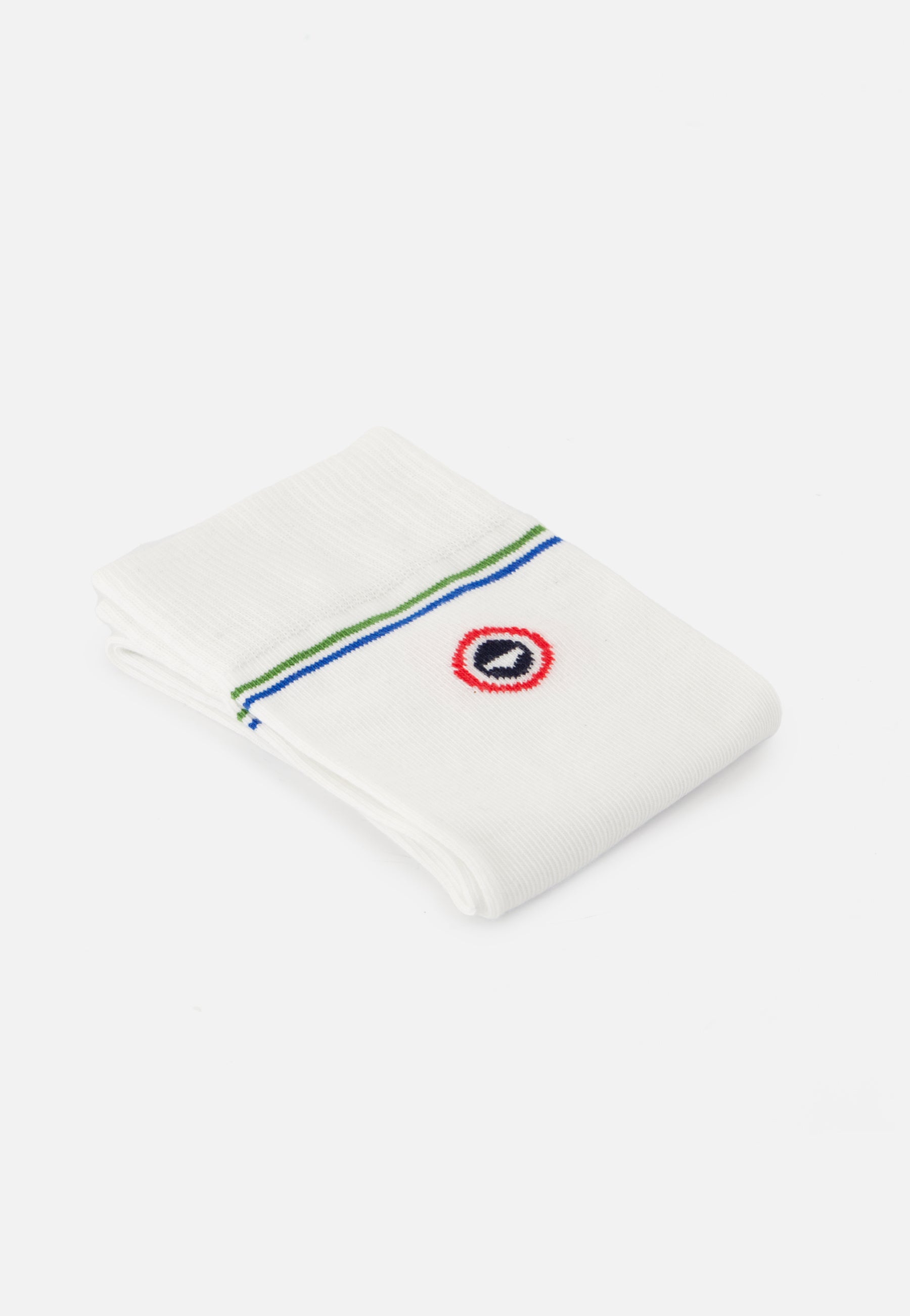 White fancy mid-calf socks - Lucas Blanc