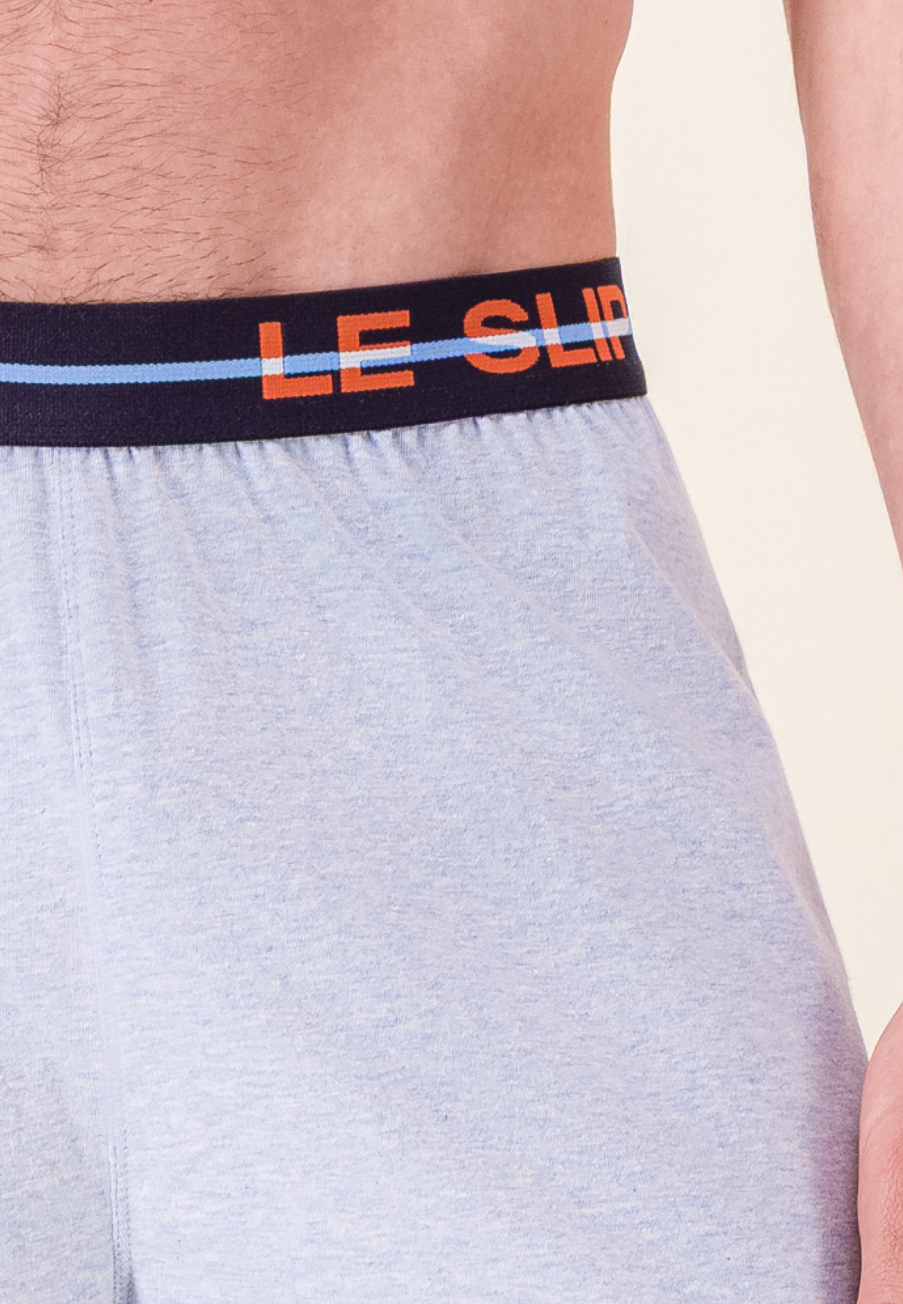 Bas de pyjama court bleu en coton - Invincible Bleu Ciel Chine
