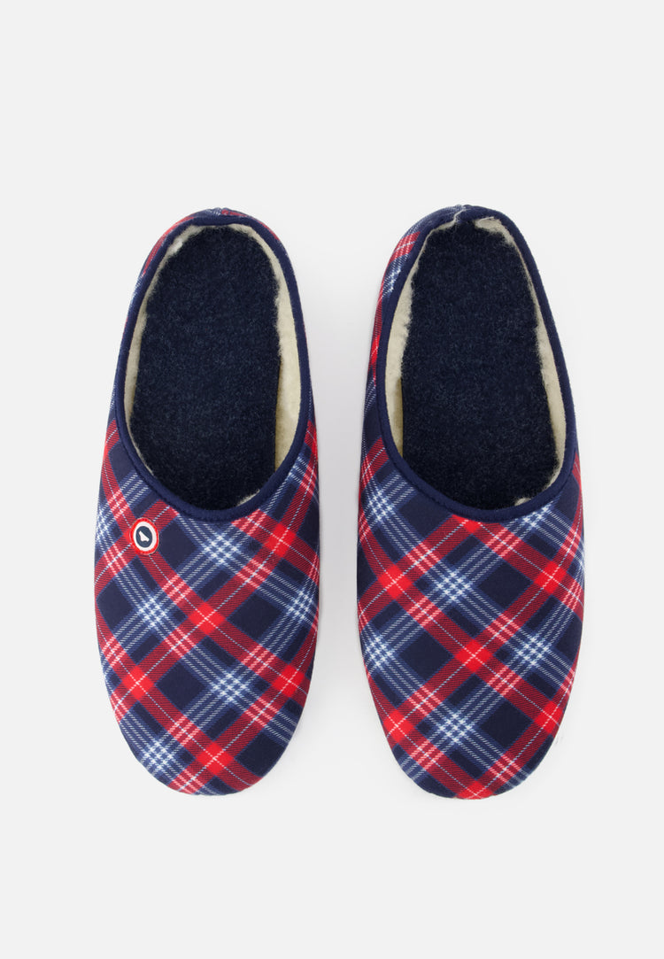Chaussons d'intérieur en laine - Claudio Tartan - Le Slip Français - 3