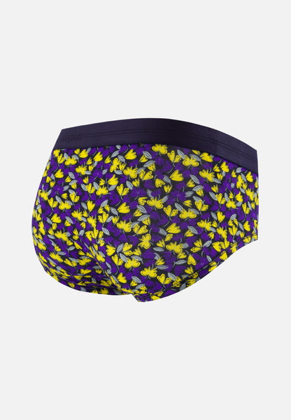 Slip en coton - Terrible Imprimé Poppy Velours Cire
