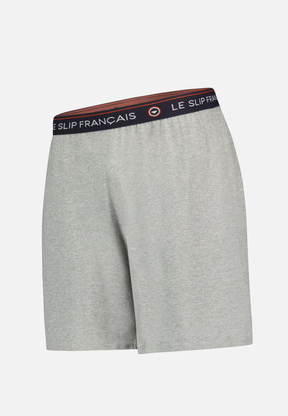 Bas de pyjama court gris en coton - Invincible Gris