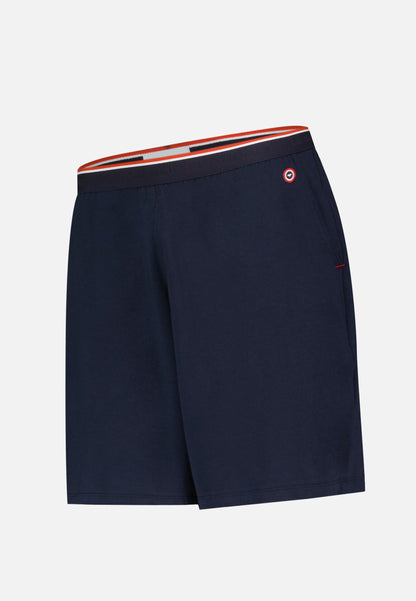 Bas de pyjama court bleu en coton - Zouzou Marine
