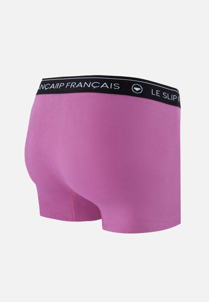 Boxer rose fuchsia en coton - Redoutable Fuchsia