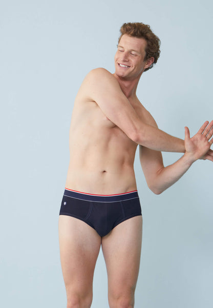 Slip à poche en coton - Gontran Marine