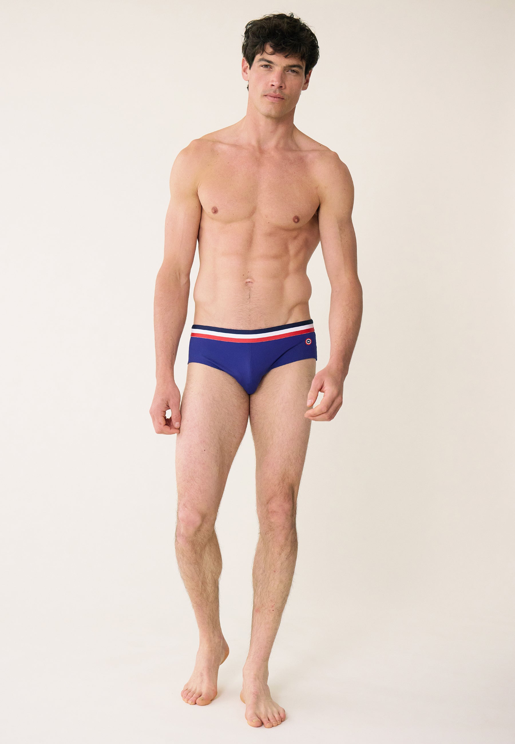 Slip de bain homme bleu - Tempête Indigo