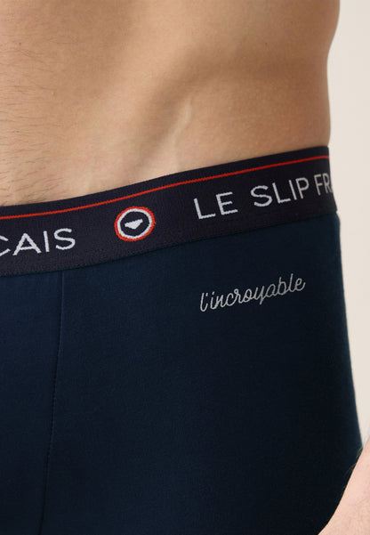 Lot de 3 boxers en coton - Boxers Marine L'Incroyable Bleu Jean Noir