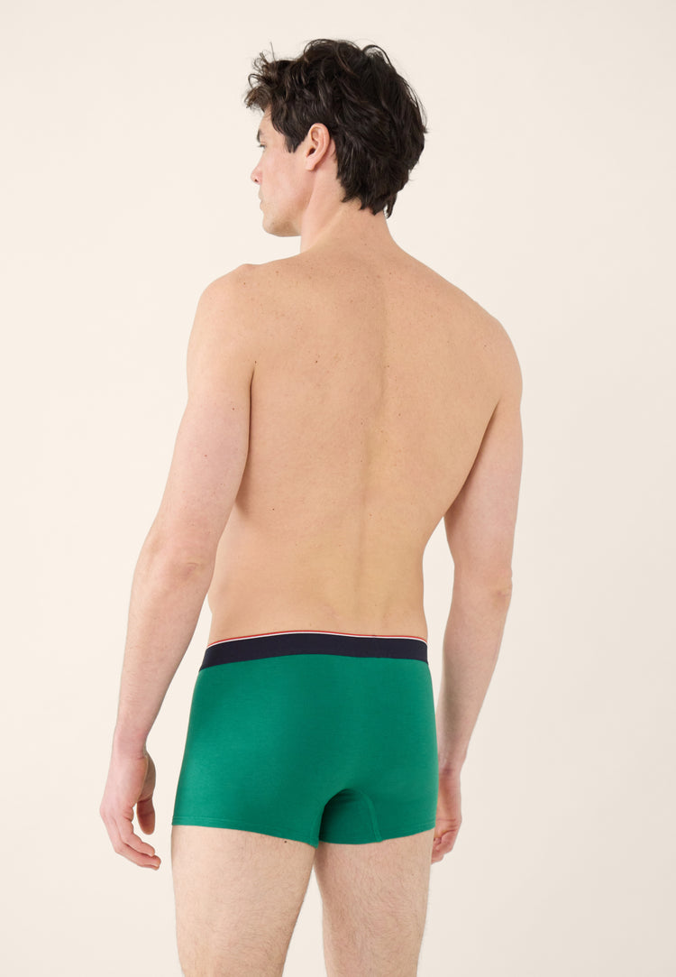 Boxer en coton - Fabrice Vert LSF x Jules - Le Slip Français - 4