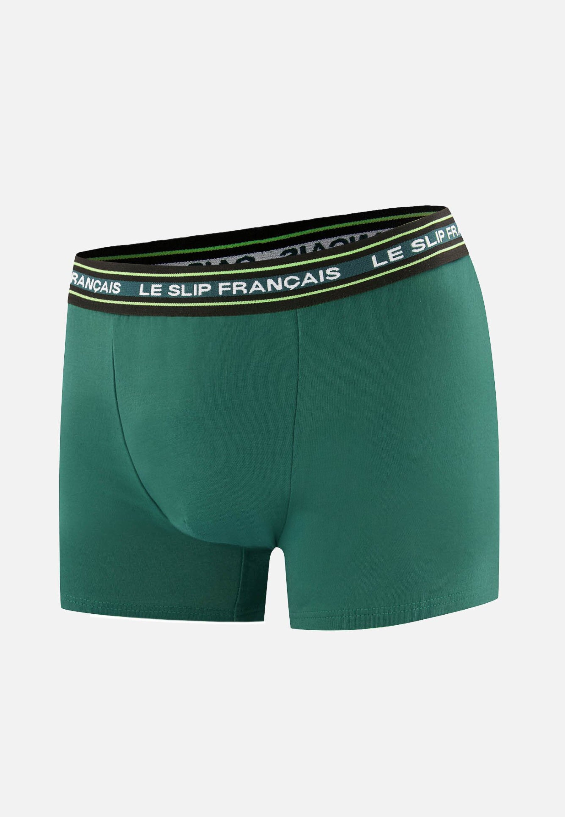 Boxer vert en coton - Redoutable Vert Forêt