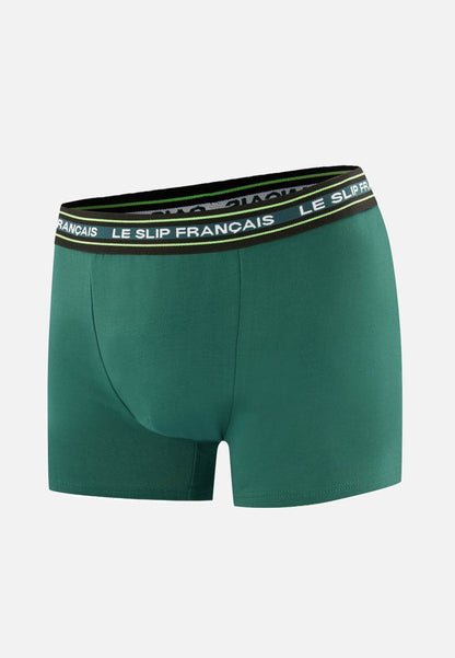 Boxer vert en coton - Redoutable Vert Forêt