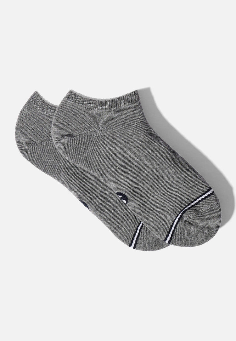 Pack Cinquo Socquettes Jo Marine Gris Chiné Blanc Noir - Le Slip Français - 5