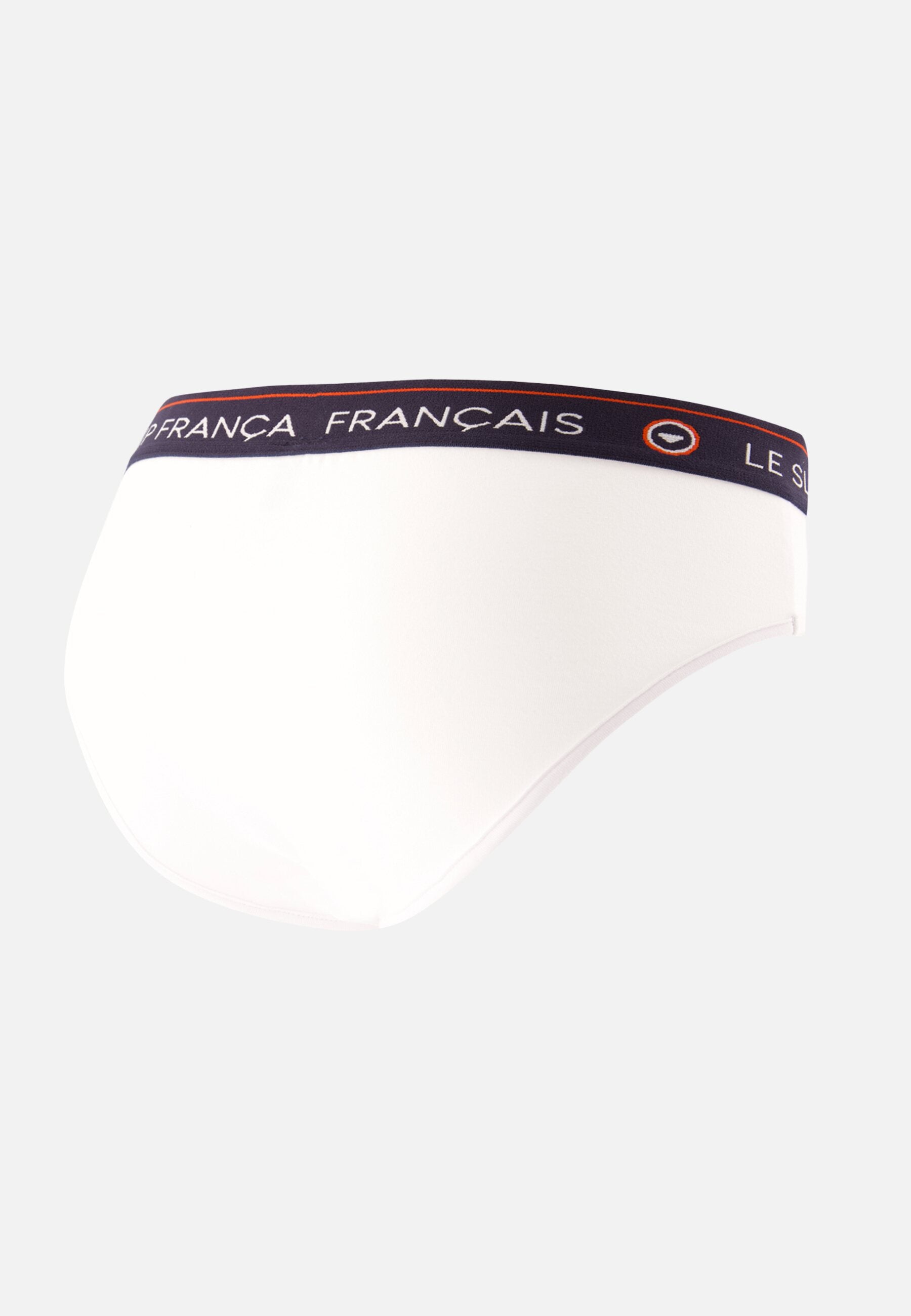 Culotte taille haute blanche en coton - Rieuse Blanc