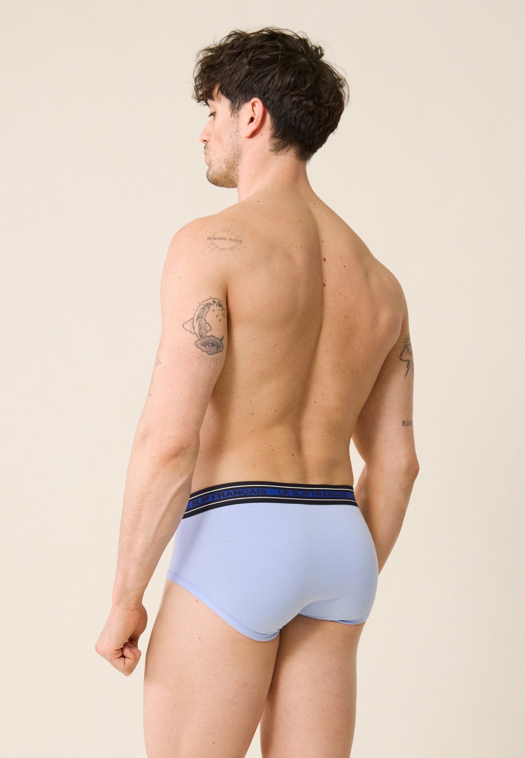 Slip en coton - Terrible Bleu Ciel Ceinture Indigo