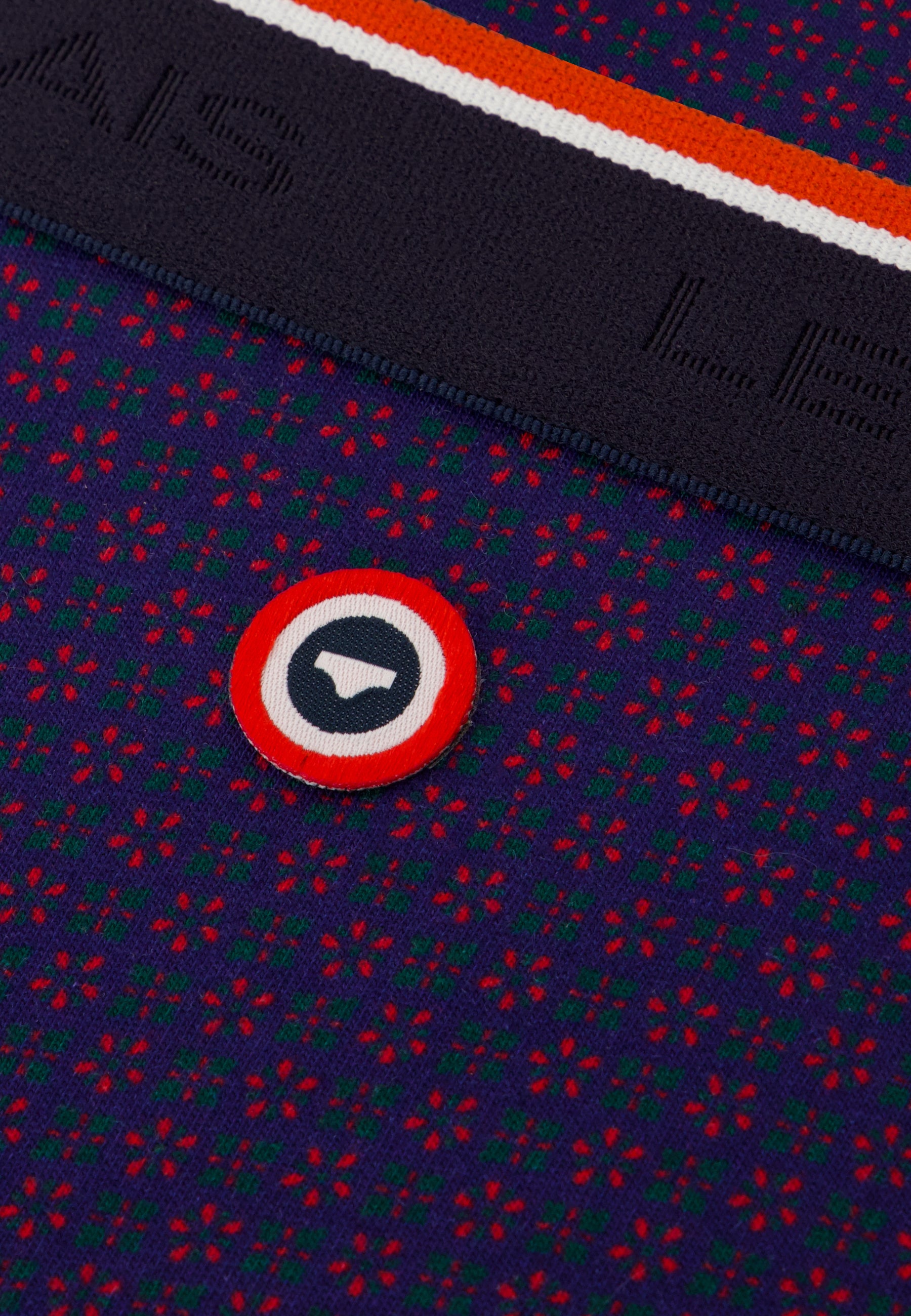 Boxer imprimé indigo en coton - Marius Kdo Indigo