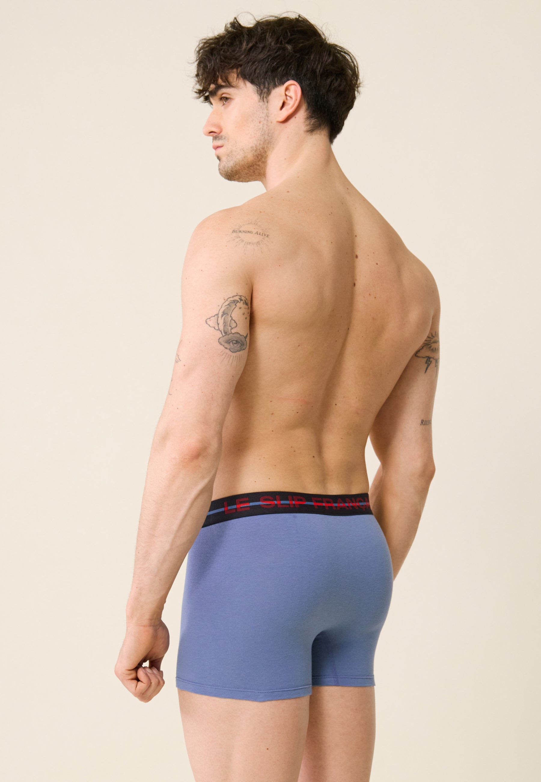 Boxer en coton - Marius Bleu Jean