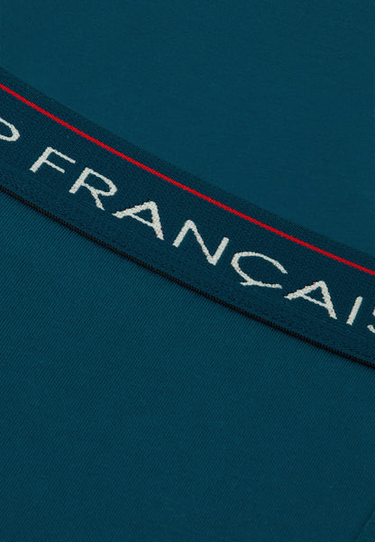 Boxer long bleu en coton - Redoutable Long Bleu Canard