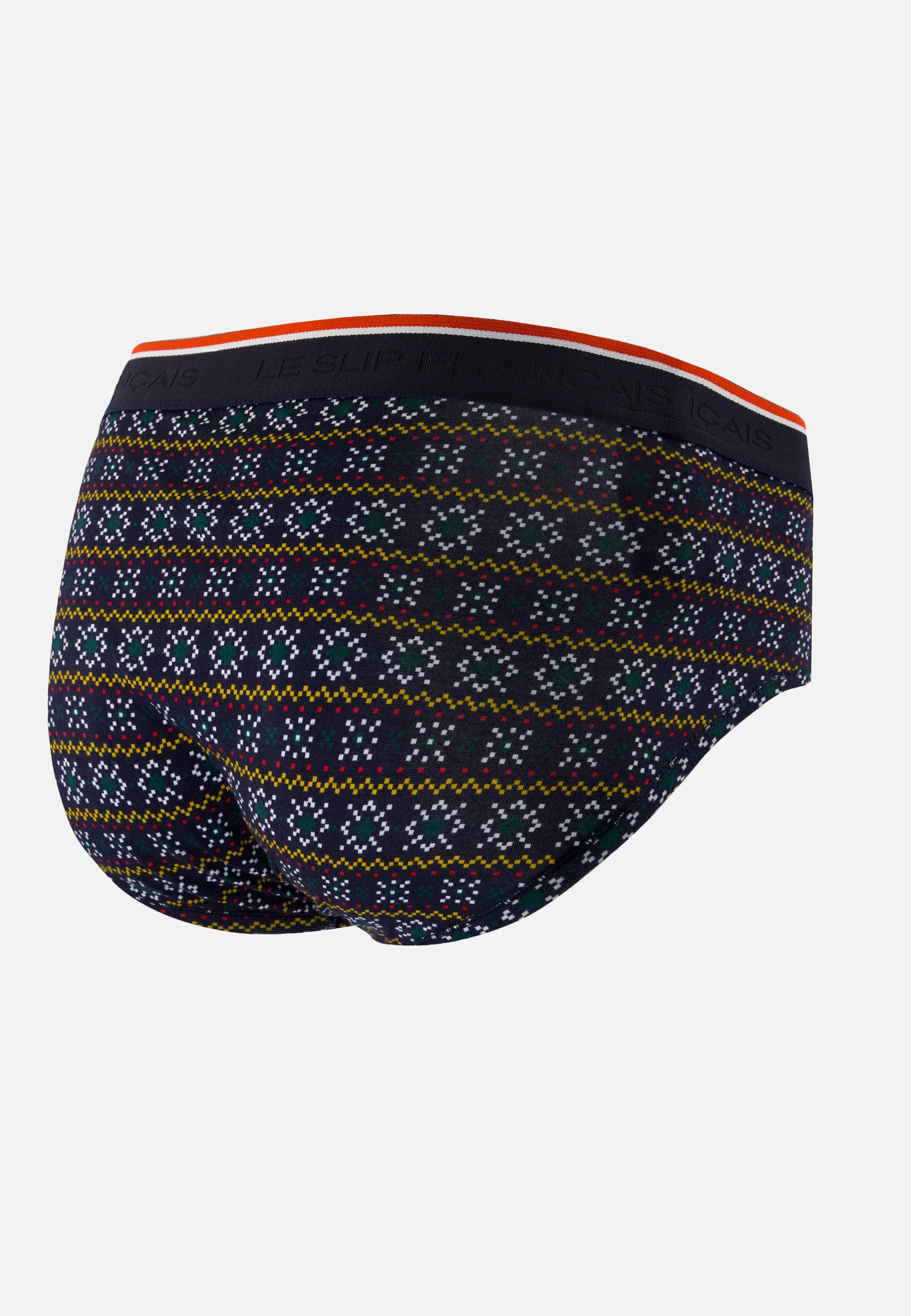 Slip imprimé flocon vert sapin en coton - Terrible Flocon Vert Sapin