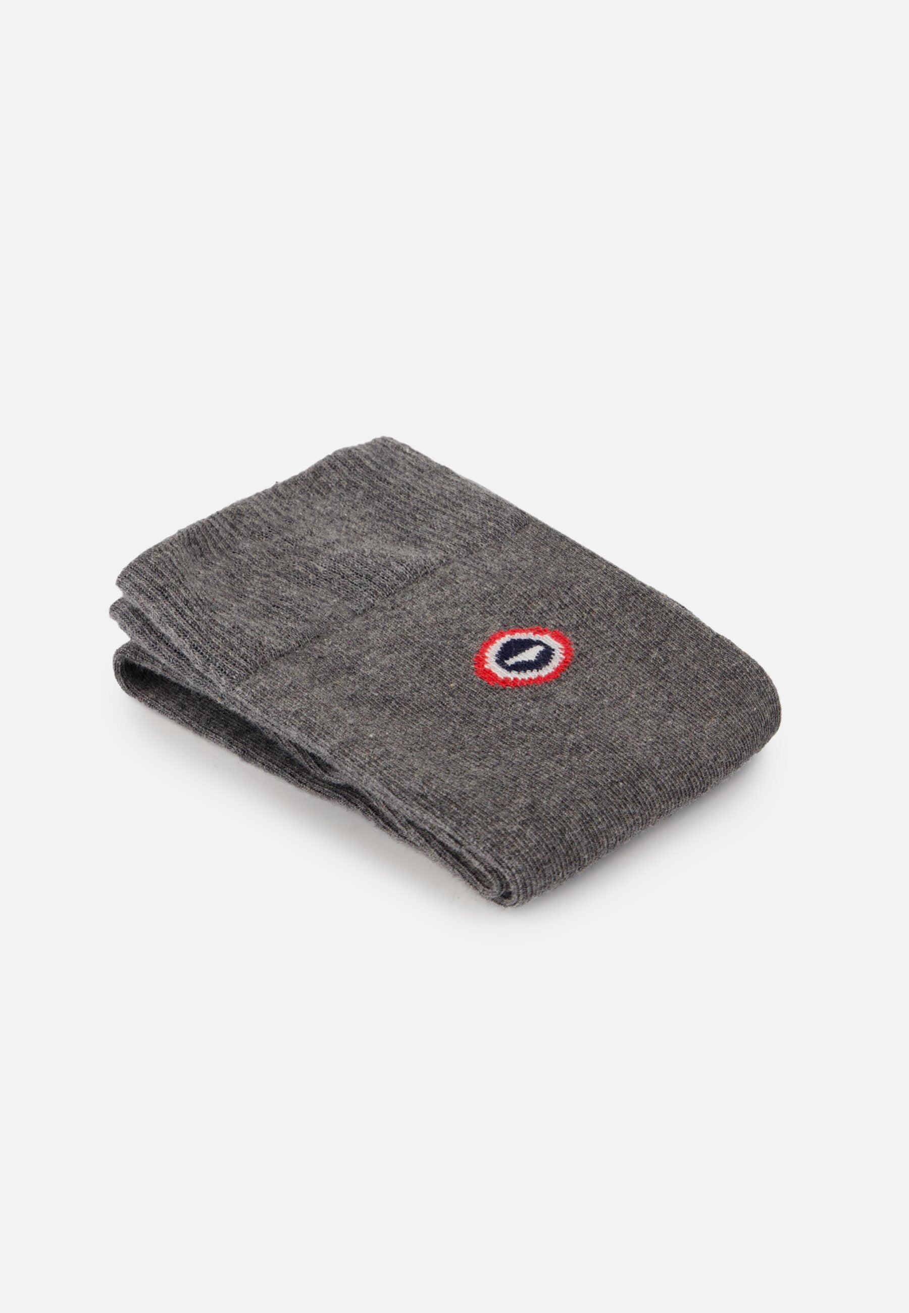 Chaussettes mi-hautes anthracite et noires fantaisie - Robuste Gris Anthracite Noir