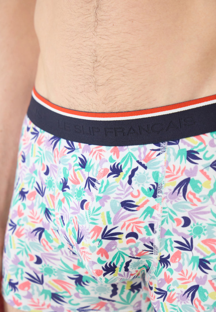 Redoutable Marine White Marius Little Jungle Boxer Trio Pack - Le Slip Français - 3