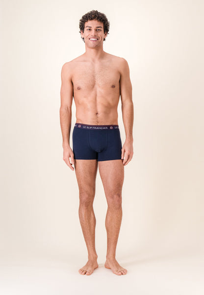 Boxer bleu marine en coton - Redoutable Marine