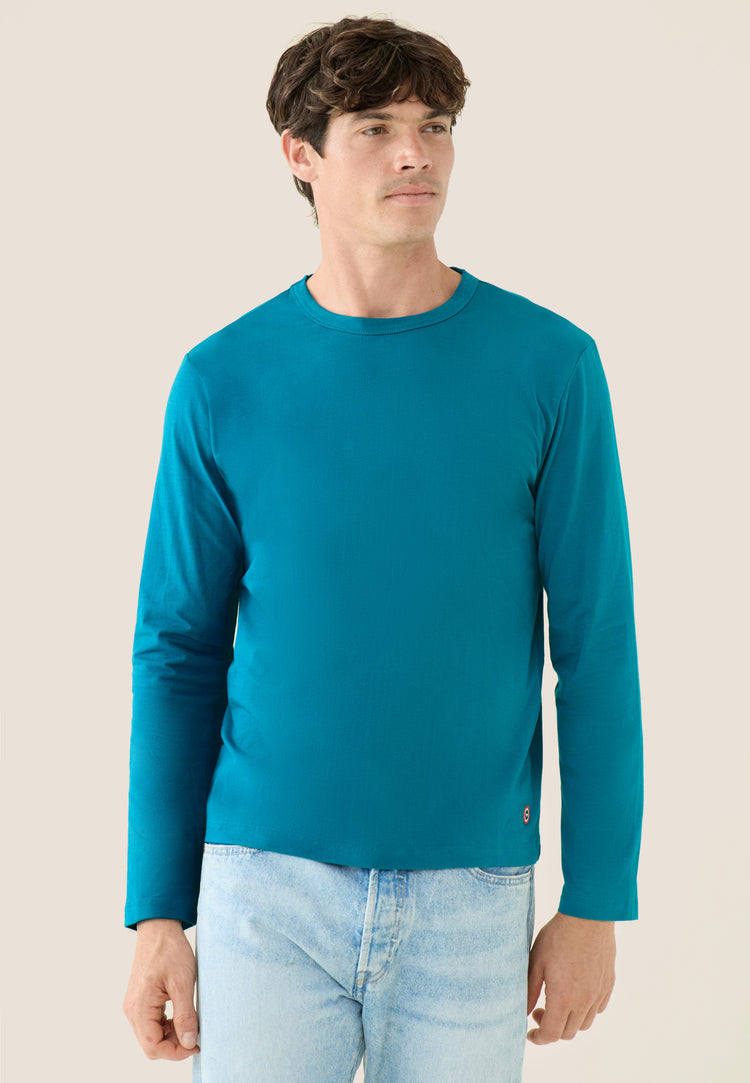 T-shirt homme topaz à manches longues en coton - Superbe Topaz - Le Slip Français - 2