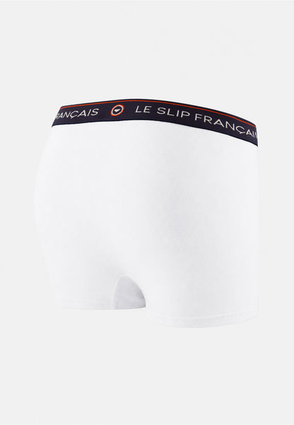 Culotte boxer femme blanche en coton - Fougueuse Blanc