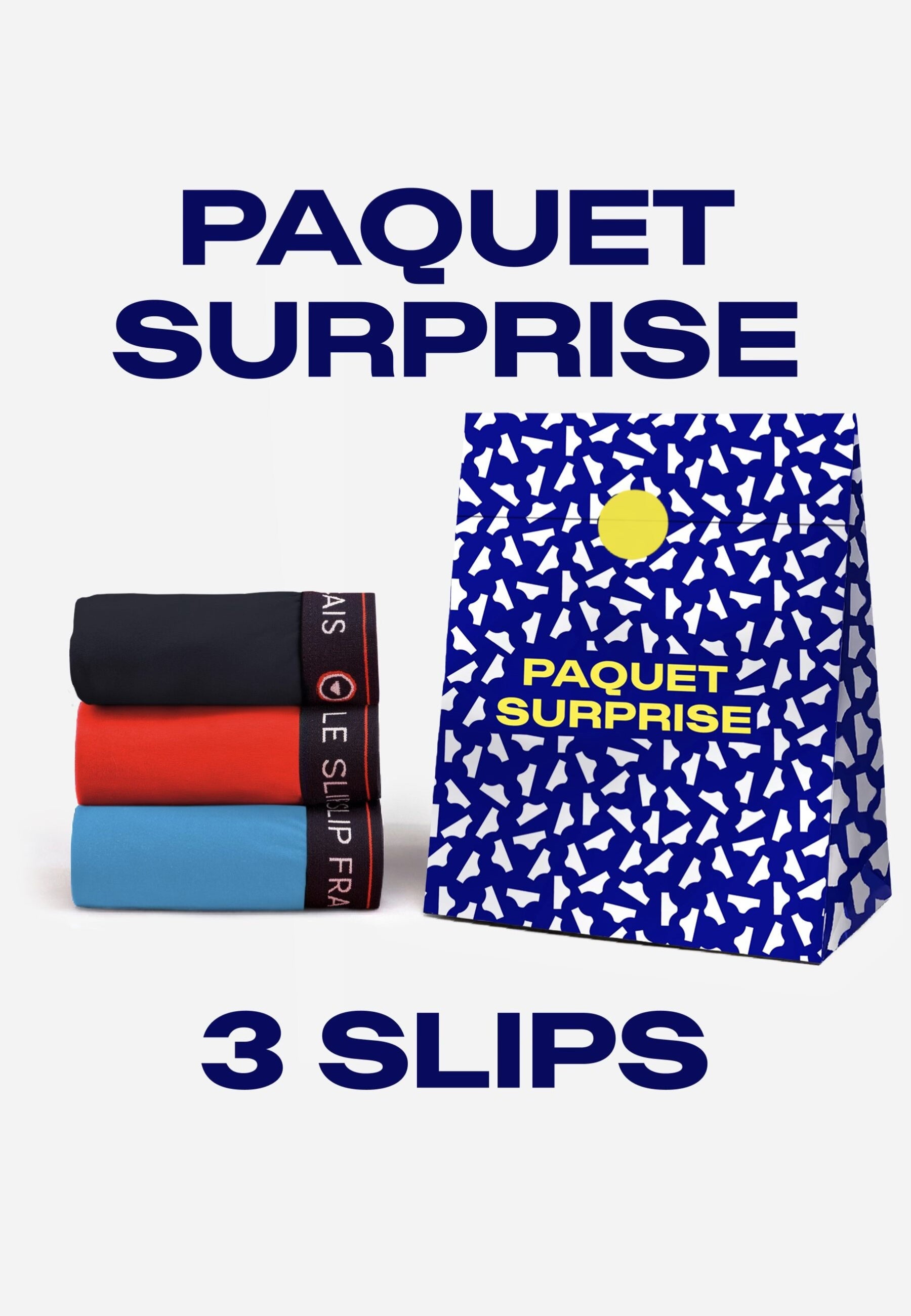 Lot de 3 slips surprise ! - Coloris Surprise