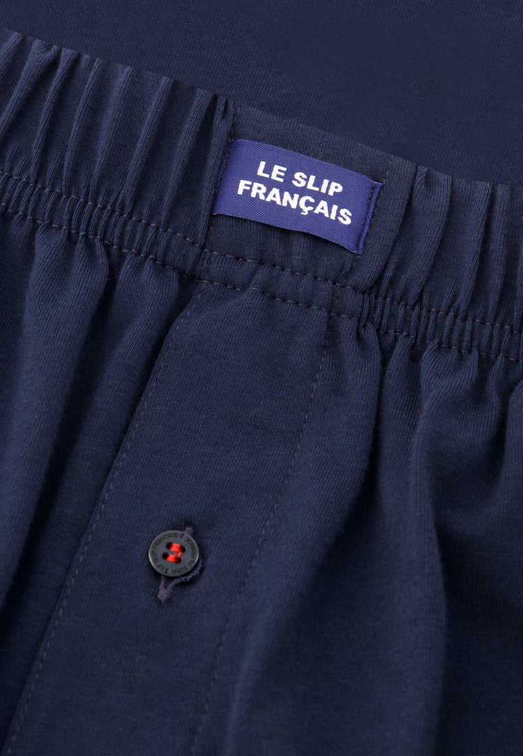 Lot de 2 caleçons en coton - Pack Duo Fredo Bleu Turquoise Marine - Le Slip Français - 5