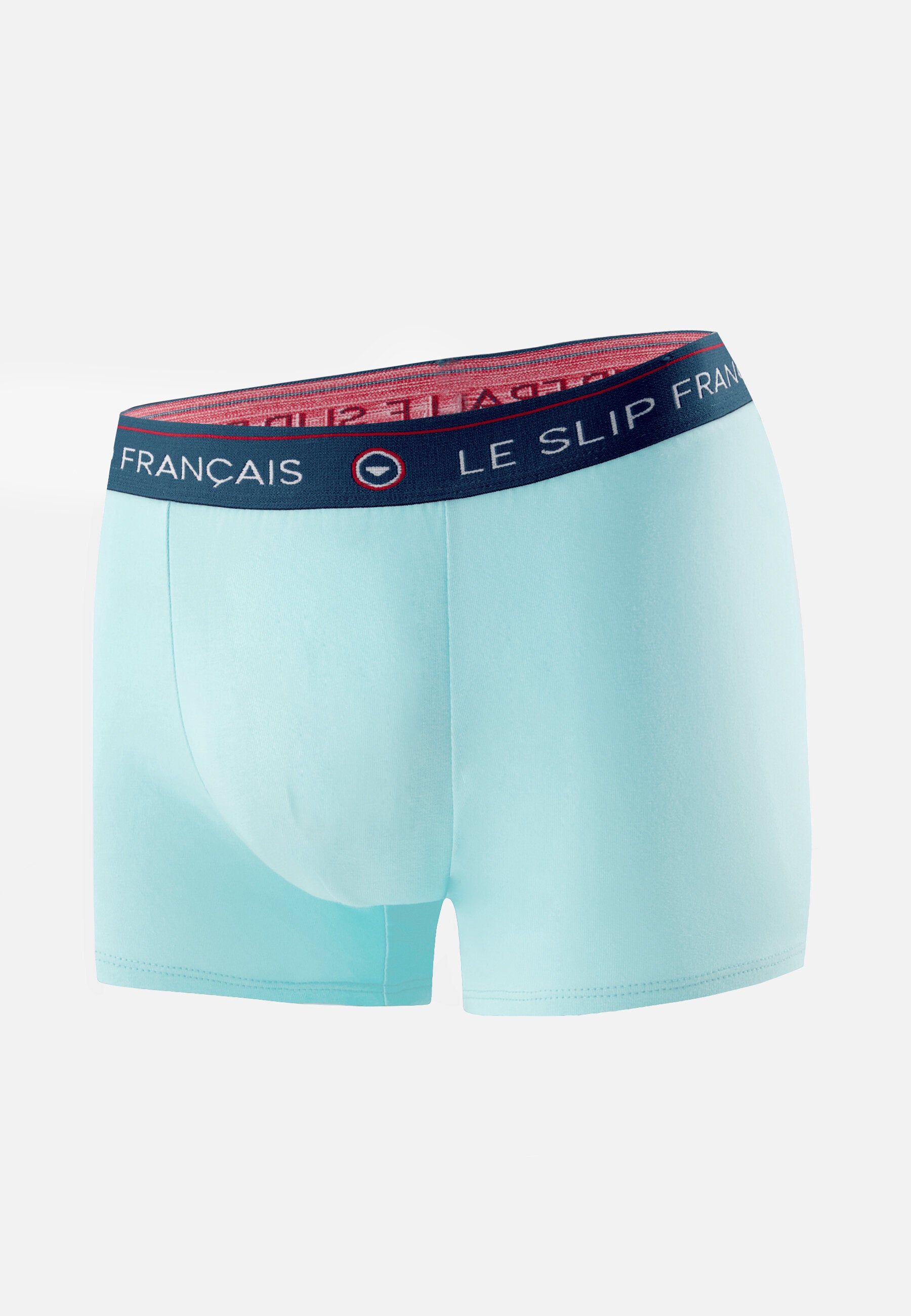 Green cotton boxer shorts - Redoutable Aqua Green