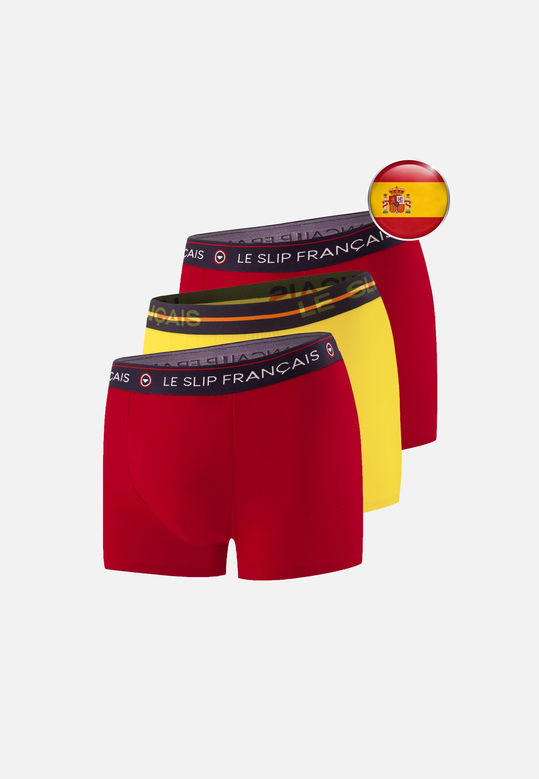 Lot de 3 boxers en coton - Pack Supporter Espagne