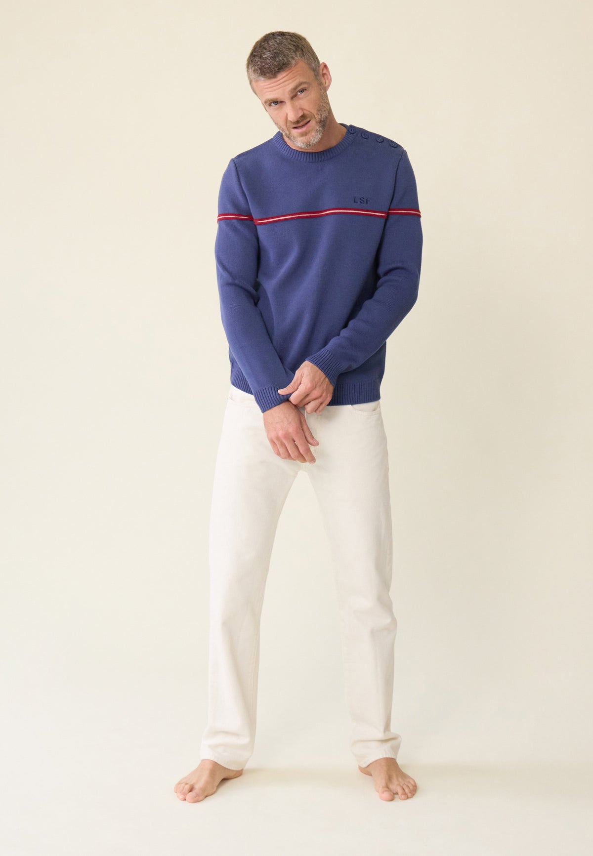 Pull Homme - Francois Bleu Marine Noël