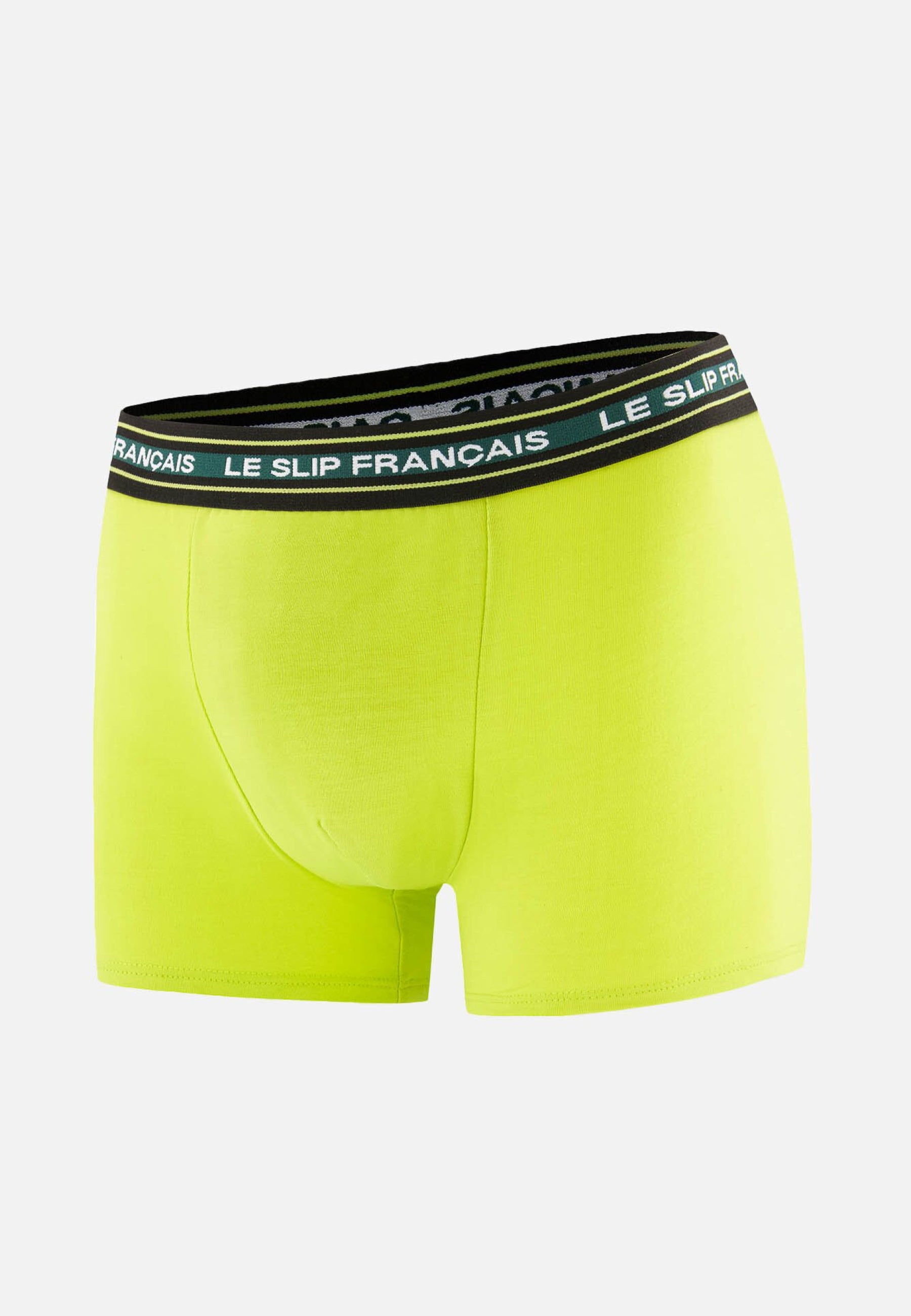 Boxer jaune en coton - Redoutable Jaune Anis