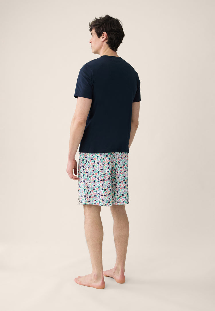Ensemble Christiano Little Jungle Viola Marine - Le Slip Français - 3