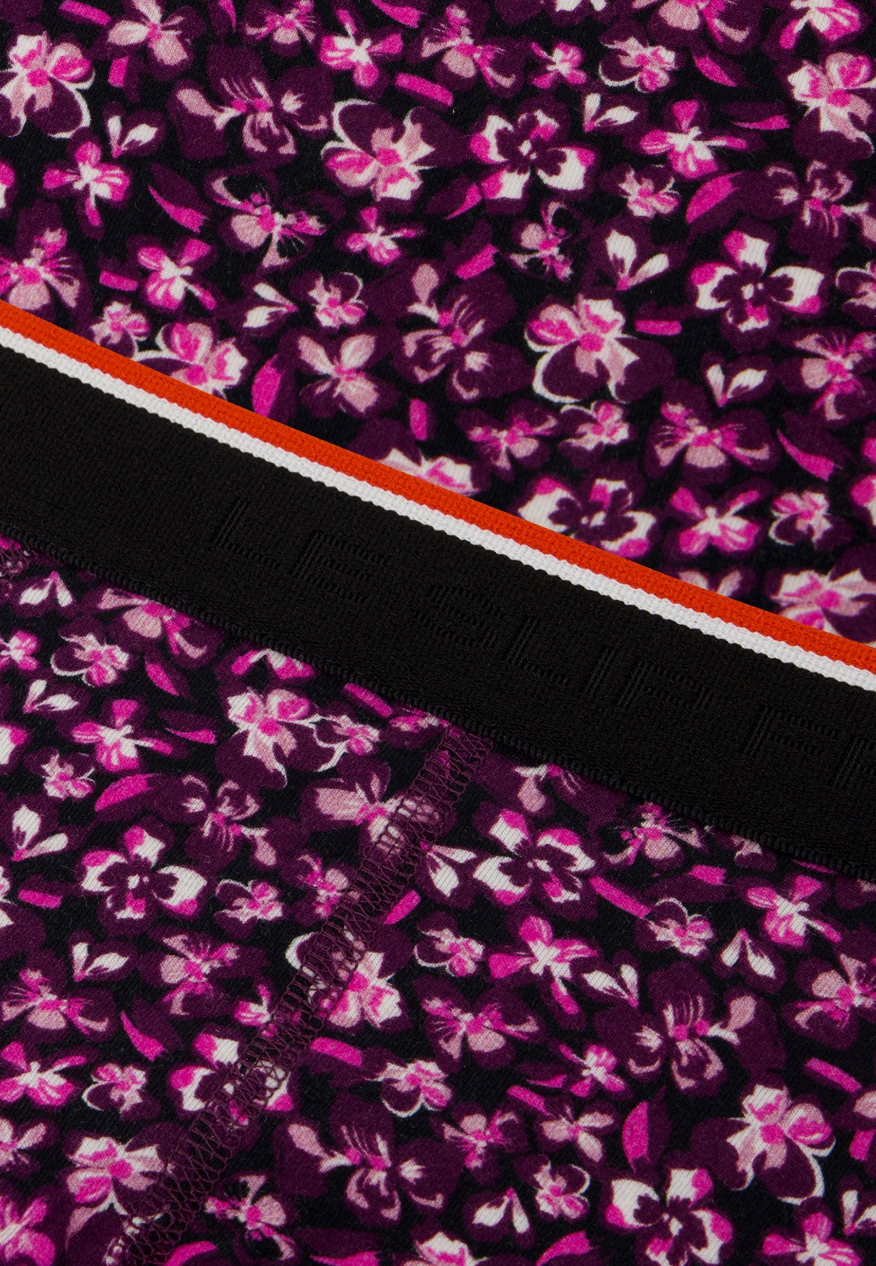Plum hibiscus cotton briefs - Terrible Hibiscus Plum