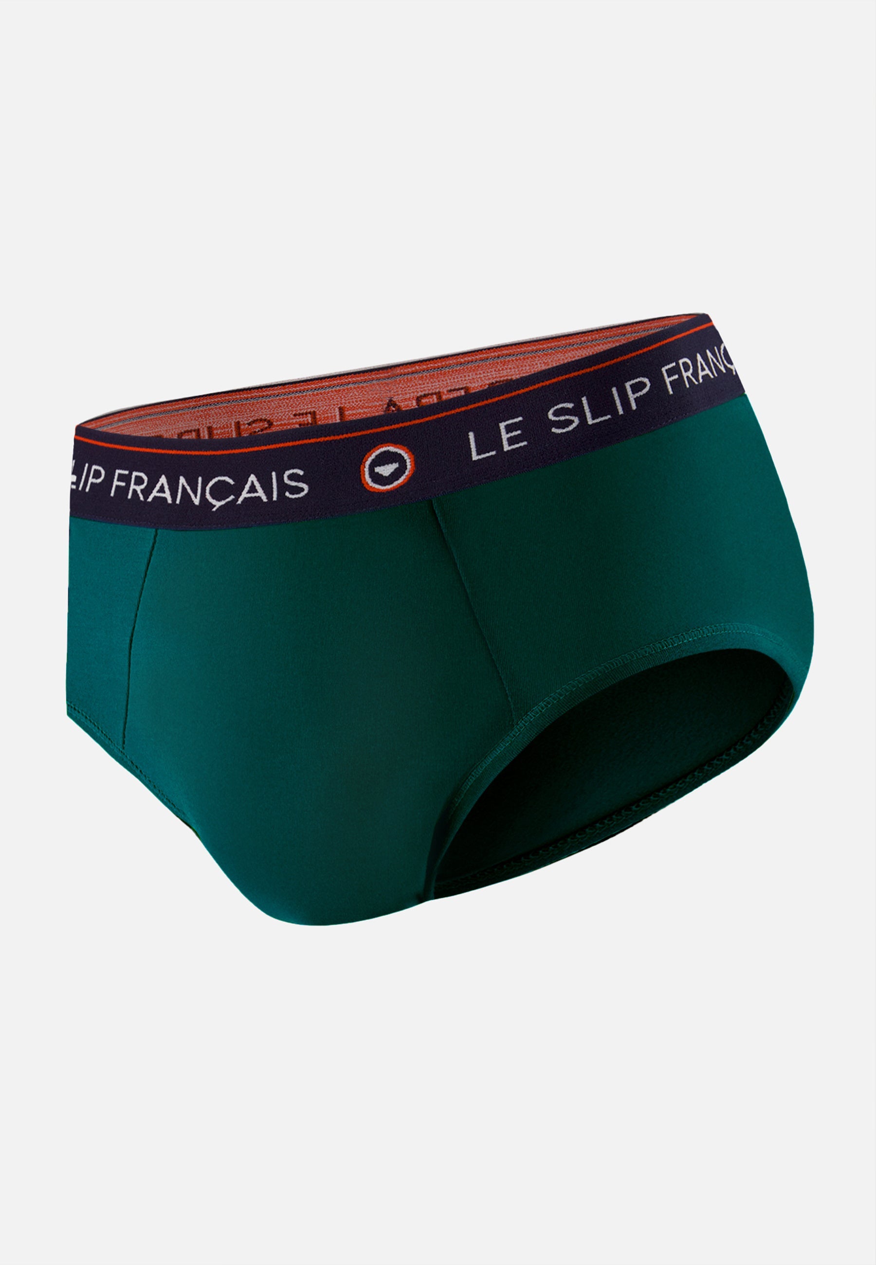 ‍Slip vert sapin en coton - Intrépide Vert Sapin (OFFERT)