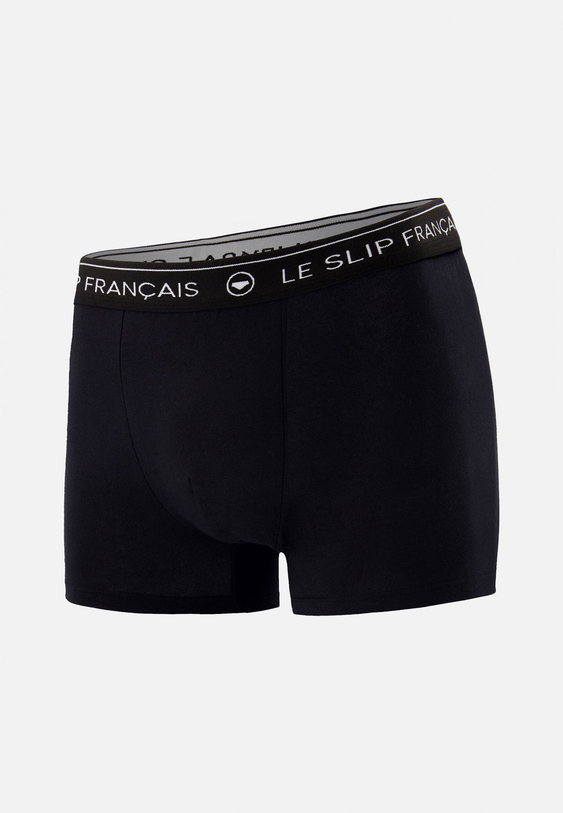 Boxer noir en coton - Redoutable Noir