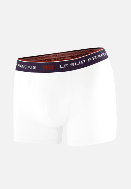 Boxer blanc en coton bio - Redoutable Blanc - Collab 1083