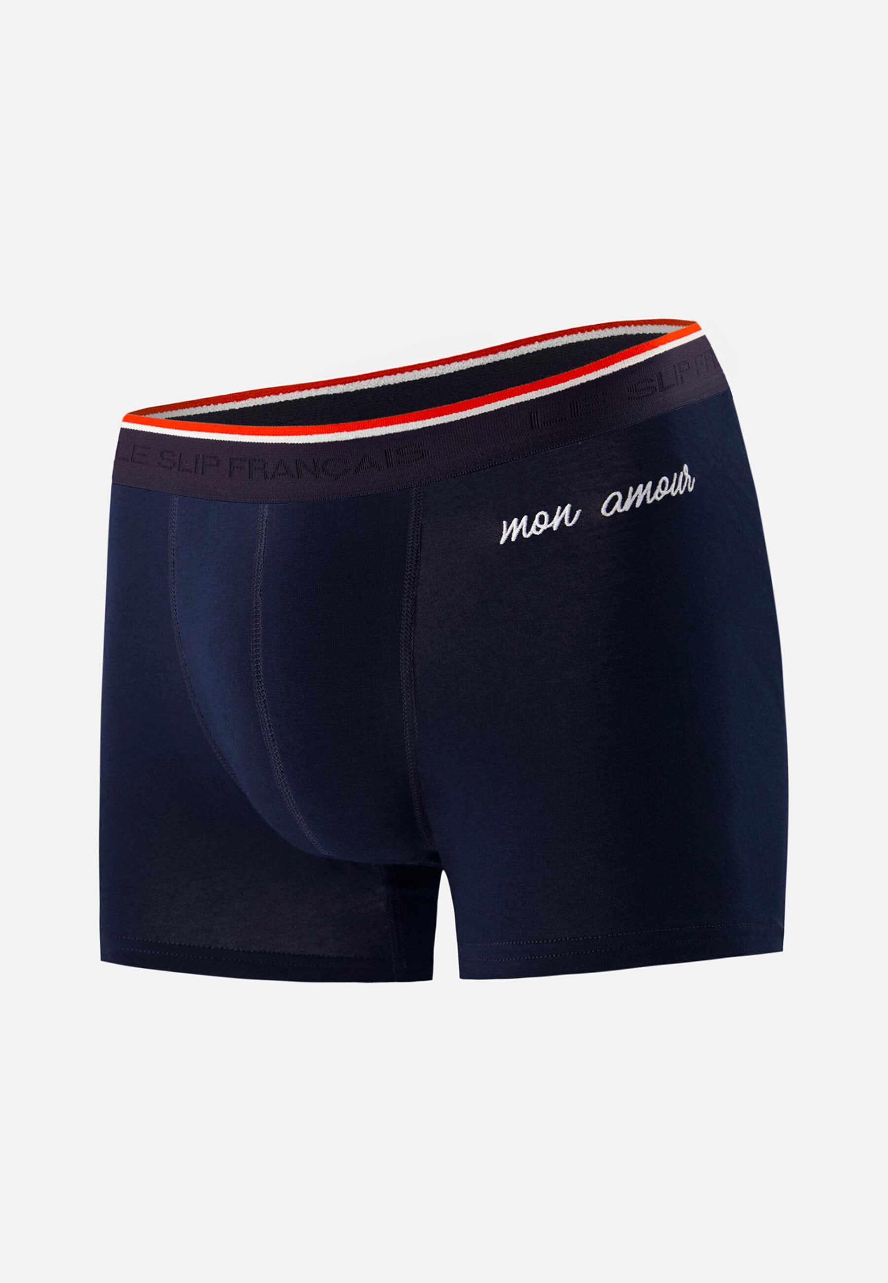 Boxer bleu marine en coton - Marius Bleu Amour