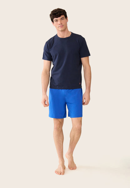 Cotton t-shirt and shorts pyjama set - Formidable Marine Invincible Nautical Blue pyjama set