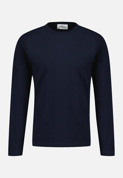 Long-sleeved cotton T-shirt - Jeannot Marine