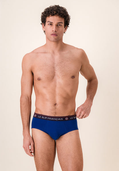 Lot de 2 slips en coton - Slips Coq Marine Indigo