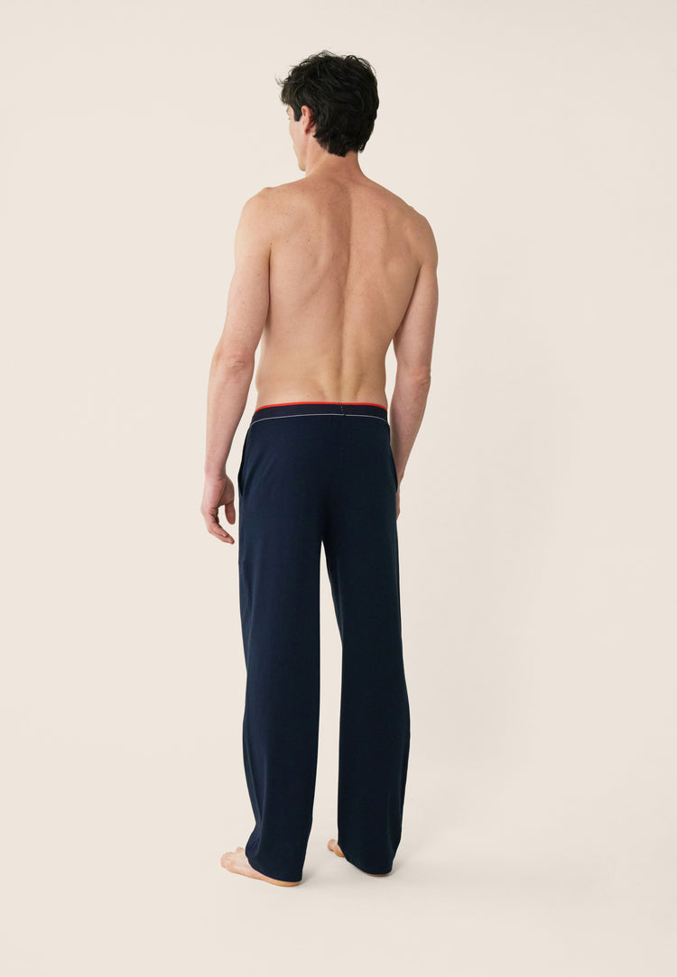 Bas de pyjama en coton - Toudou Marine XV France - Le Slip Français - 3