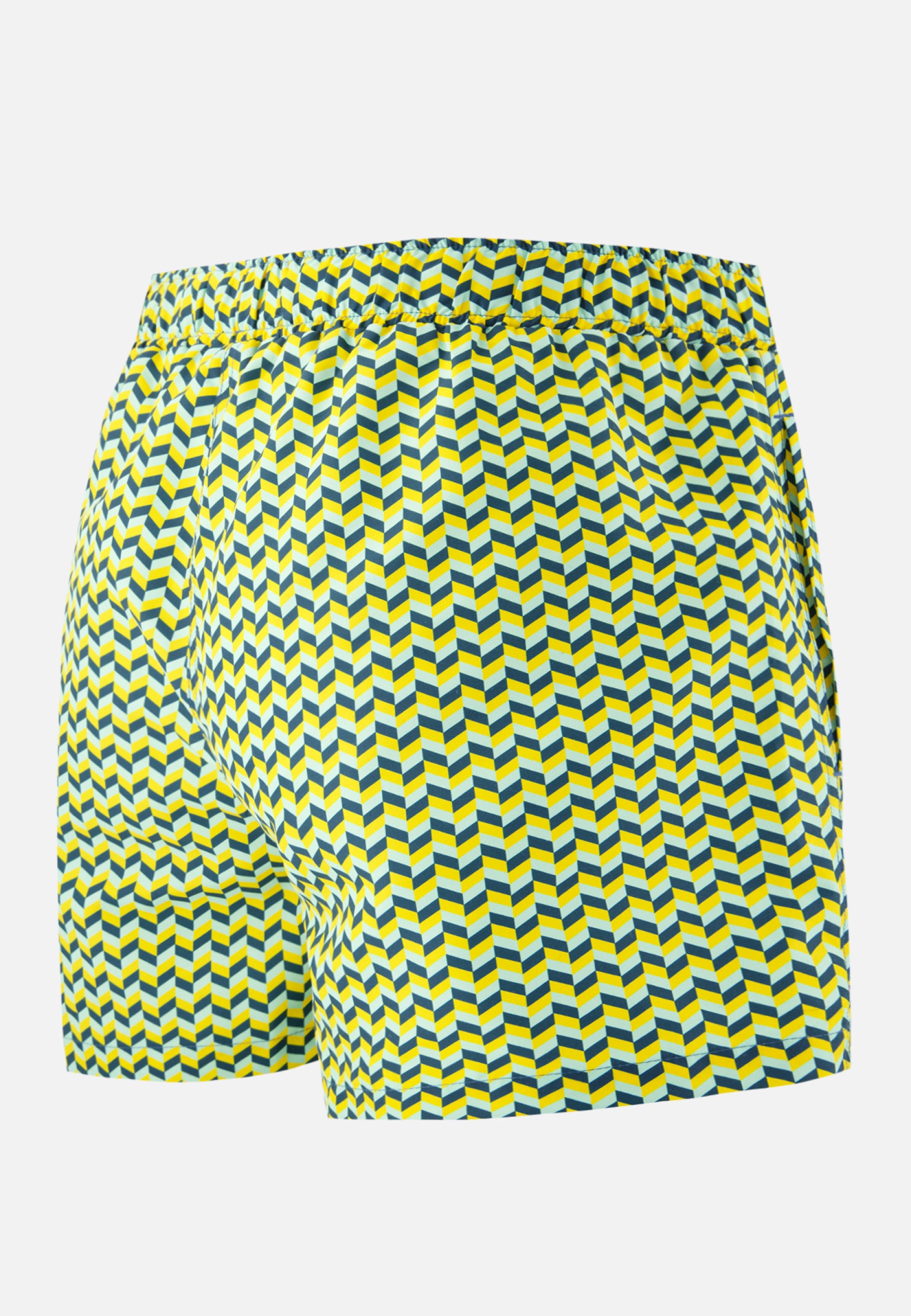 Short de bain court - Liamone Chevron Tricolor
