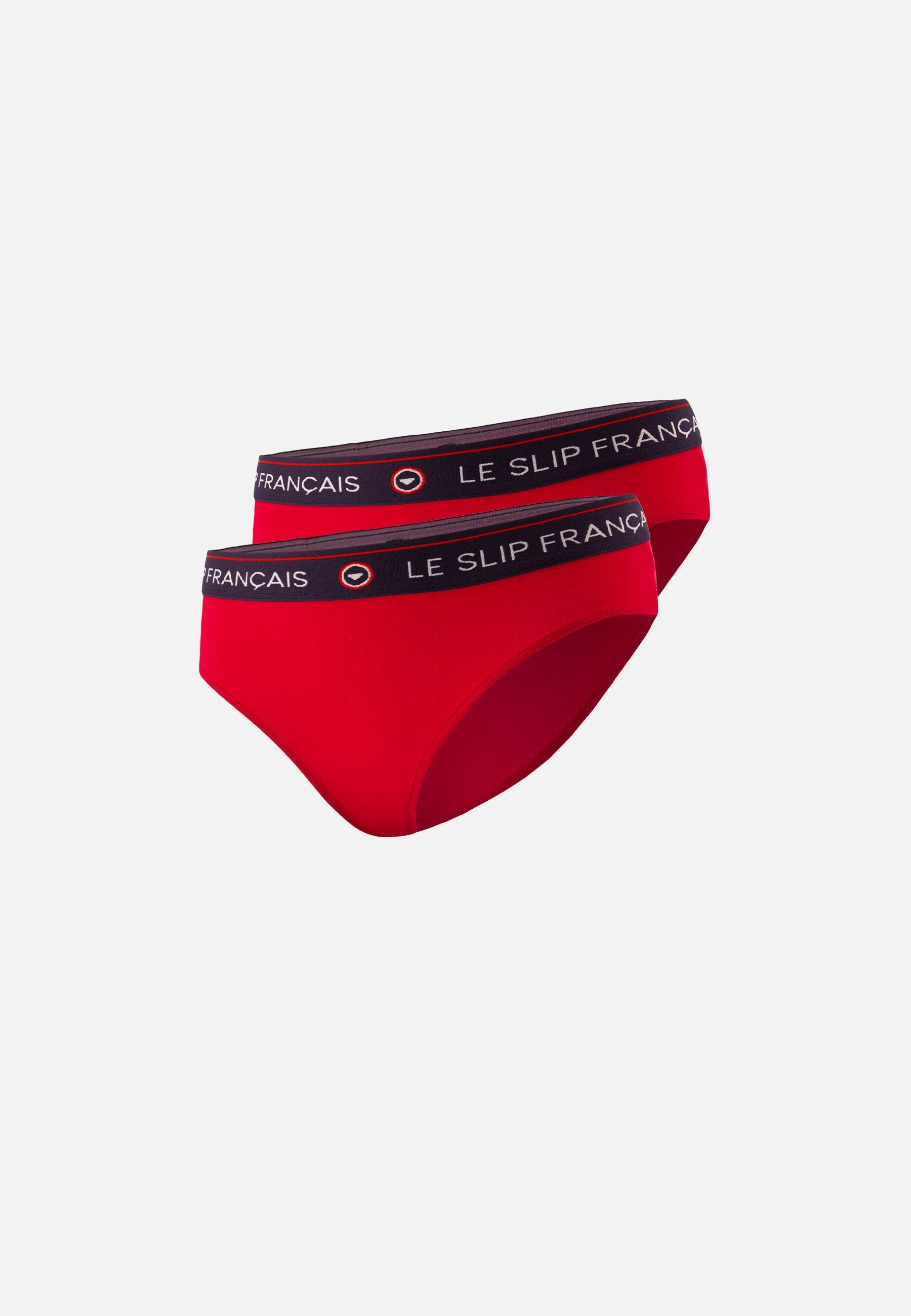 Lot de 2 culottes en coton - Duo de Culotte Rieuse Rouge