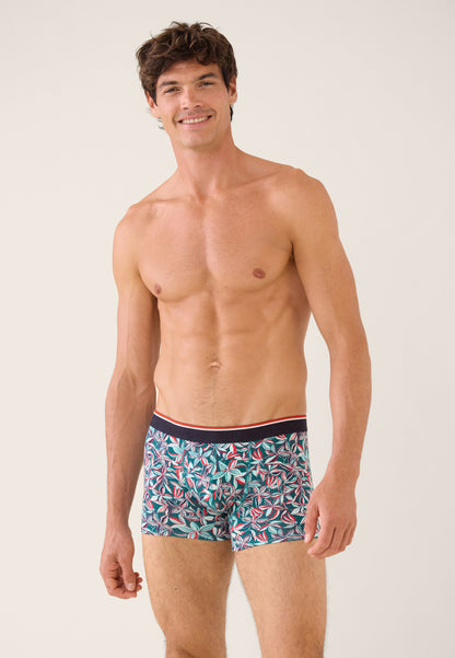 Lot de 2 boxers en coton - Boxers Marine Jasmin Bleu Canard