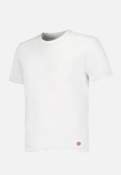 T-shirt homme blanc à manches courtes en coton - Formidable Blanc