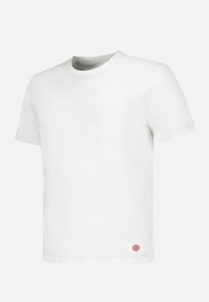 T-shirt homme blanc à manches courtes en coton - Formidable Blanc