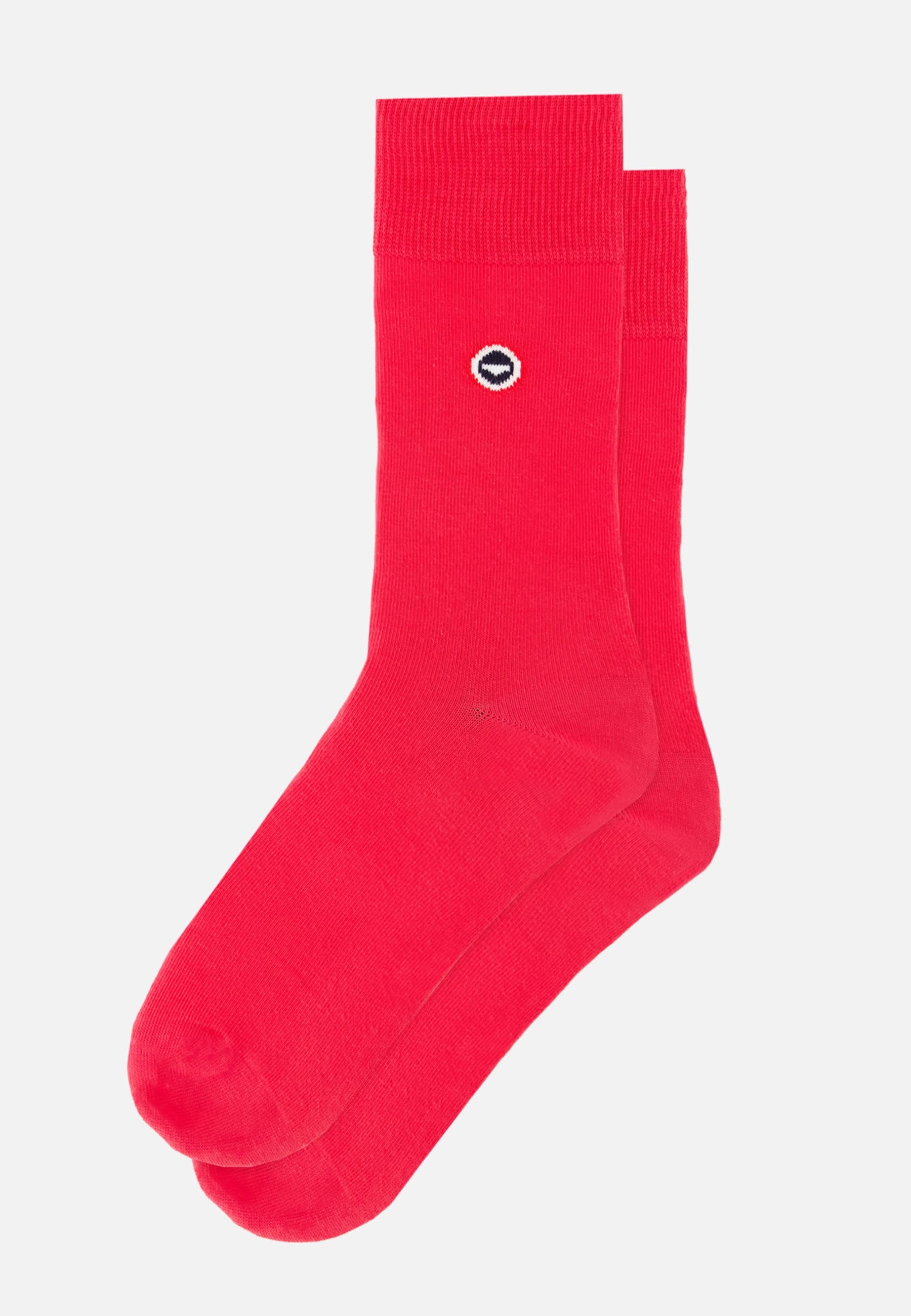 Plain pink mid-calf socks - Robust Cherry Pink